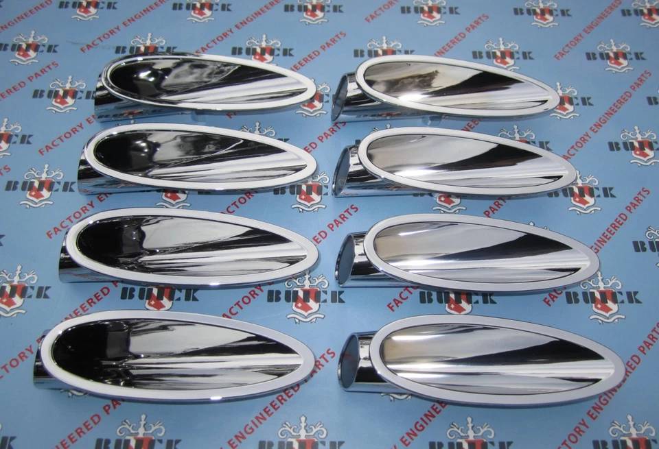 Buick Portholes 1956 | Juego de 8 | Cromo fundido a presión | OEM # 1169577. Envío gratis Foto 1 de 4