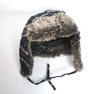 Route 66 Winter Fur Hat Beanie Size L/XL - Picture 1 of 5