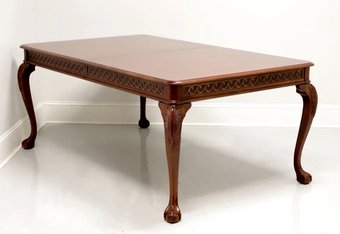 PENNSYLVANIA HOUSE Solid Cherry Chippendale Style Ball in Claw Dining Table Cover