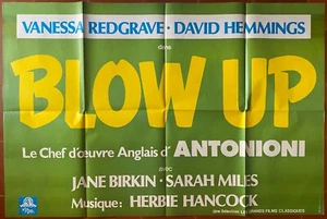 BLOW-UP Poster Michelangelo ANTONIONI David HEMMINGS Jane BIRKIN 80x120 Cm 1987 - Picture 1 of 1