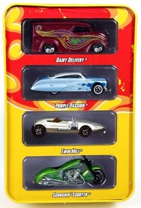 Hot Wheels Since '68 Originals 4-Car Pack Collector Tin Case - L8370 NRFB 2007 - Picture 1 of 4