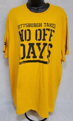 Camisa Under Armour para hombre y mujer talla XL Pittsburgh Steelers no toma días libres Foto 1 de 4