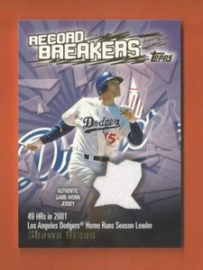 2003 TOPPS RECORD BREAKERS SHAWN GREEN GAME-USED JERSEY #RBR-SG DODGERS - Picture 1 of 1