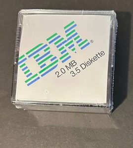 Vintage IBM HD 3.5 Floppy Diskette, 2.0 MB, 10er Pack, Sealed Plastic Case, NOS - Bild 1 von 4