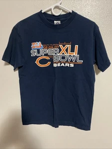 Camiseta NFL Chicago Bears Super Bowl XLI 2007 camiseta camiseta camiseta M fútbol americano del sur de la Florida - Imagen 1 de 8