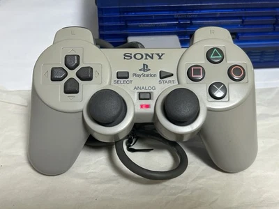Official Sony PlayStation PS1 DualShock Gray Controller SCPH-1200 Tested! - Image 1 of 4