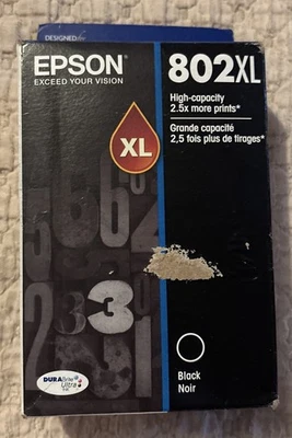Epson 802XL  Black Ink Cartridges - 08/2027 - Image 1 of 2