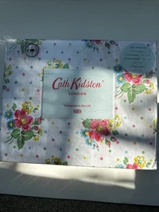 Cath Kidston London Cotton BUNCHES PINK 3pc Twin Sheet Set NWT - Picture 1 of 4
