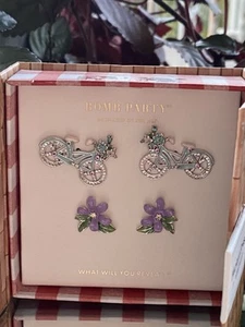 Bomb Party Earrings RBP6101 “ Southern Summertime” 🩵 Market Fresh Collection - Picture 1 of 6