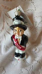 Christopher Radko Happy New Year 2000 Ornament - Picture 1 of 7