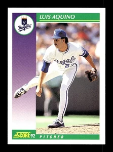 LUIS AQUINO ⚾ 1992 Score Baseball Card #369 Kansas City Royals - Picture 1 of 2