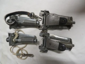 Vintage Cubco Ski Bindings with VTG runaway straps - Picture 1 of 4
