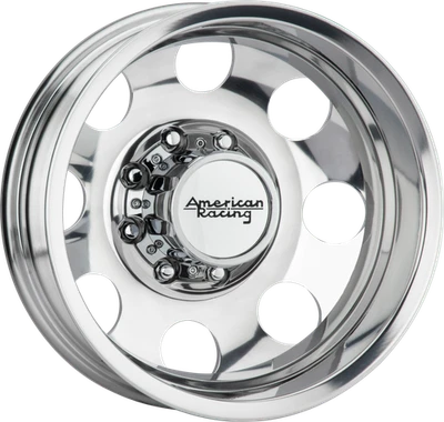 American Racing AR204 Baja Doble 17x6 8x6,5 Pulido - Rueda Trasera 17" -134mm Foto 1 de 4