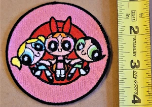 Vintage PowerPuff Girls Embroidered Iron On Patch Licensed WB Studio Store - Picture 1 of 3