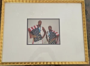 Very Rare! Alonzo Mourning / Tim Hardaway 2000 Sydne Olympic Autographed COA - Picture 1 of 4