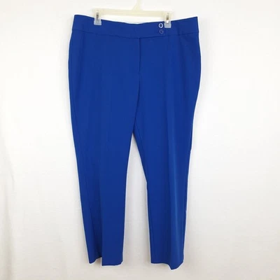 Investments Women’s 14S Pants Cobalt Blue Casual Event Career Work Vibrant - Image 1 of 4