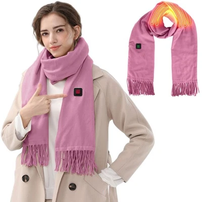 1 pieza Bufanda Eléctrica Calefacción Invierno USB Calefacción Cuello Envoltura Unisex Calefacción Cuello Mantón  Foto 1 de 4