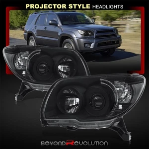 For 2006-2009 Toyota 4Runner SR5 Black Clear Projector Head Light Assembly Lamps - Picture 1 of 8