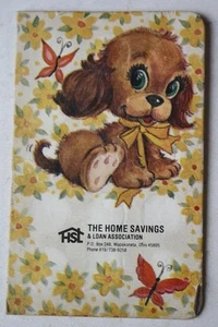 Wapakoneta Ohio The Home Savings Loan Association Cute Dog Butterfly Dime Bank - - Picture 1 of 1