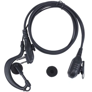 2X(PTT Zestaw słuchawkowy MIC Hoermuschel do HYT TC-500 TC-518 TC-580 TC-446S1812 - Zdjęcie 1 z 8