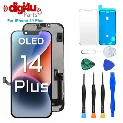 OLED For iPhone 14 Plus Screen Replacement FHD Display Digitizer Repair Kit - Image 1 of 4