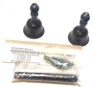 Newport Brass 10-28/66 Tissue Holder Simulated Wrought Iron NEW - Picture 1 of 1