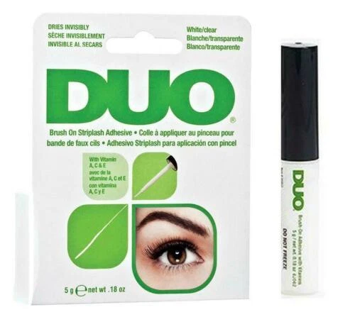 Ardell DUO Brush On Striplash Adhesive Glue False Eyelashes 5gm CLEAR strip lash - image 1 of 1