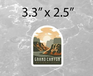 Grand Canyon Hiker hiking Mountain Adventure Sticker Vinyl Sticker Car Decal - Bild 1 von 1
