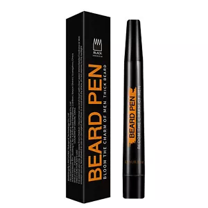 Men's Waterproof Beard Filling Pen Long Lasting Moustache Eyebrow Brush - Picture 1 of 12