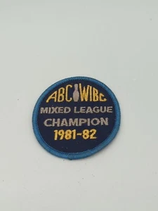 Vintage Patch ABC WIBC Mixed League Champion 1981-82 Bowling - Bild 1 von 3
