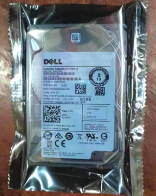 Dell ST2000NX0403 2T SATA 2.5 inch 7.2K CK3MN server hard drive - Image 1 of 3