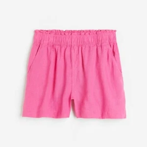 Linen Pink Shorts - Size M - Picture 1 of 2