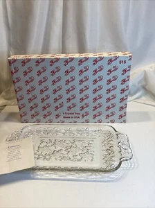 Princess House Crystal Fantasia Serving Dish Tray new 515 - Picture 1 of 5