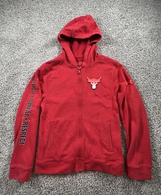 UNDER ARMOUR Youth Large Project Rock Full Zip Hoodie Pullover - Image 1 of 4