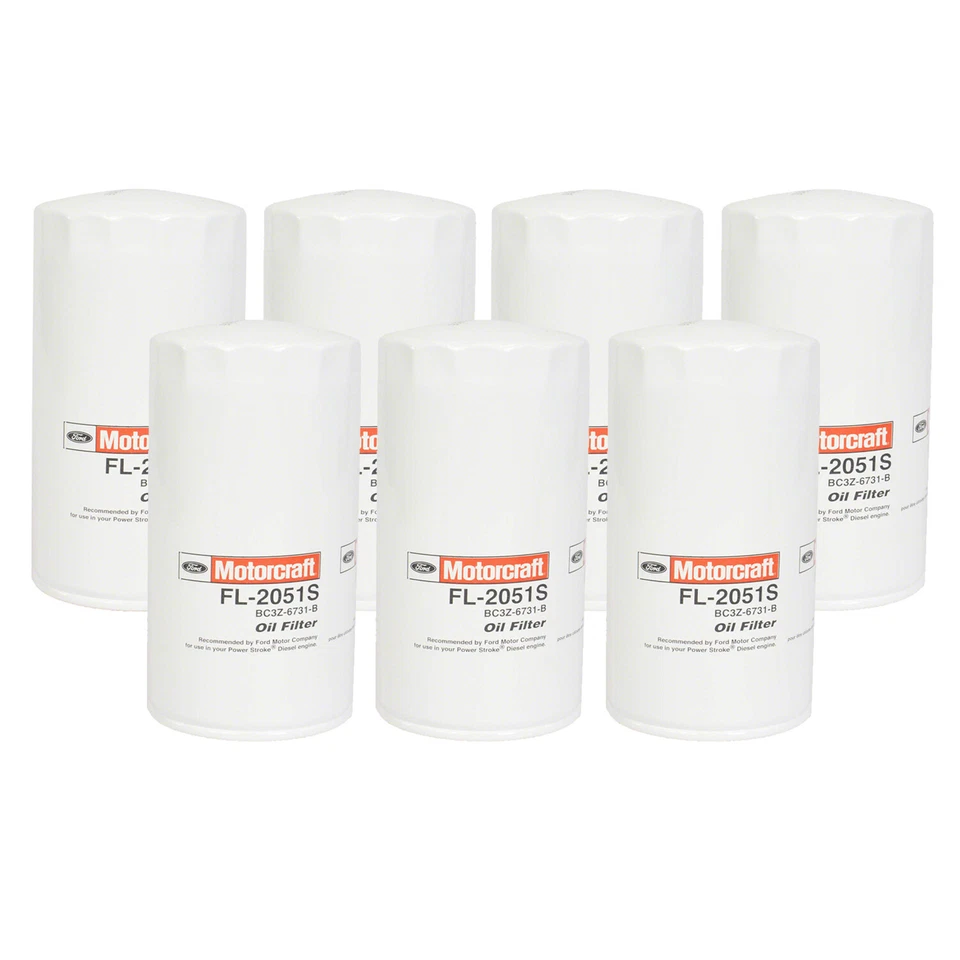 Juego de 7 filtros de aceite de motor Motorcraft OEM para Ford F-250 F-350 Super Duty Foto 1 de 1