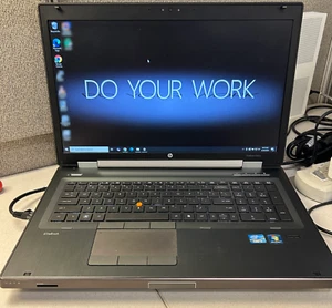 HP 8760w Elitebook laptop I7-2670qm 2.2-3.1Ghz 32GB AMD FirePro M5950 - Picture 1 of 8