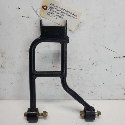 2003 ARCTIC CAT 400 FIS AUTO RIGHT REAR UPPER CONTROL ARM OEM#0504-232 - Image 1 of 2