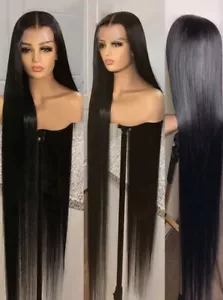Mossily 300 Density Brazilian Bone Straight 13x4 HD Lace Front Human Hair Wigs - Picture 1 of 6