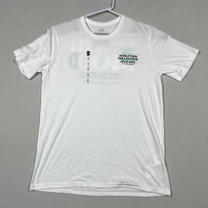 Under Armour Lightweight White Casual Gym Training Running T Shirt Mens Large L - Picture 1 of 12
