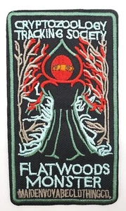 Parche Flatwoods Monster Criptozoología Sociedad de Seguimiento Bordado Mítico Nuevo - Imagen 1 de 2