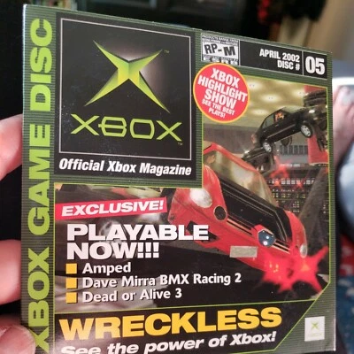 Xbox Magazine Demo Game Disc #05 April 2002 Wreckless - Image 1 of 4