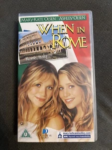 Mary-Kate Ashley Olsen When In Rome VHS, 2003 - Picture 1 of 3