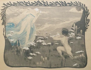 H. Bellery Desfontaines L' Illusion L'estampe modern - Excelente impresión - Imagen 1 de 6