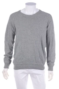 minimum Baumwoll-Strick-Pullover S hellgrau - Bild 1 von 5