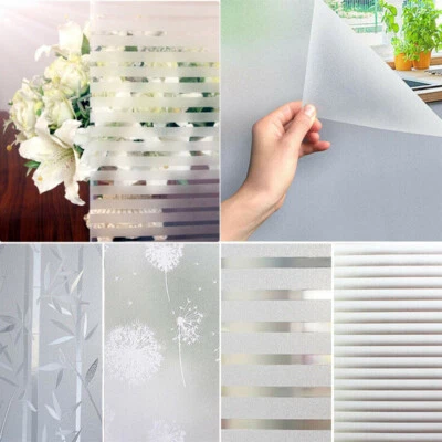 Sichtschutzfolie Milchglasfolie Fensterfolie Fenster Folie Selbstklebend 5m 90cm - Bild 1 von 4