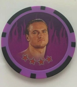 DREW MCINTYRE Topps 2011 WWE Power Chipz PURPLE Poker Chip #32 - Picture 1 of 1
