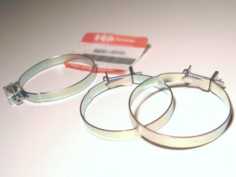 3x Genuine Suzuki Carburetor Intake rubber boot Clamps airbox gt750 gs1000 t500 - Image 1 of 1