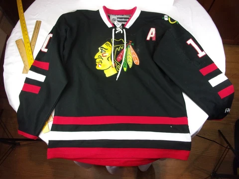 Patrick Sharp 2014 Chicago Blackhawks Reebok sz50 CCM jersey sewn Stadium series Cover