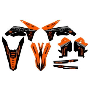 2011-2012 SX BINARY Orange Senge Graphics Kit Compatible with KTM - Picture 1 of 10
