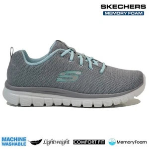 ZAPATOS AL TOBILLO SKECHERS DE ESPUMA VISCOELÁSTICA PARA DAMA TALLA - Imagen 1 de 28